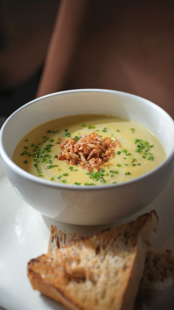 Картофельный крем-суп с кокосовыми сливками